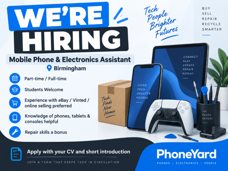  Mobile Phone & Electronics Shop Assistant
