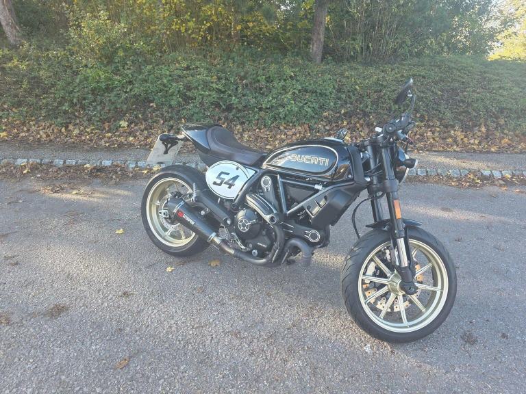 DUCATI SCRAMBLER 800 803 CAFE RACER EURO 4 2019 Petrol Manual in Black