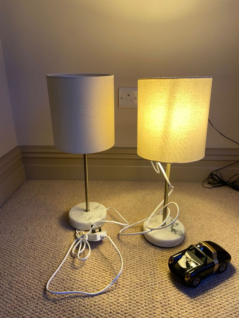 Lamps (x2) - Bedside Table Lamps - West Elm