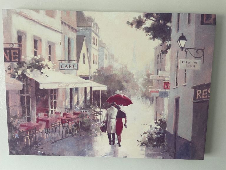 Paris Romantic Canvas Art