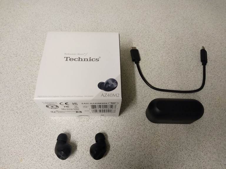 Technics AZ40M2 Wireless Earbuds – Black, Brand New