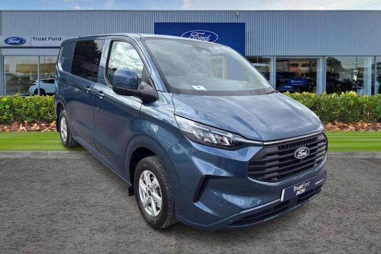 2025 Ford Transit Custom 320 Limited AUTO L1 SWB Double Cab In Van FWD 2.0 EcoBlue 136ps, ANDROID...