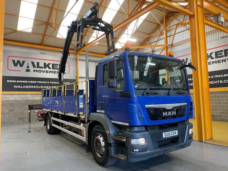 MAN TGM 18.250 *EURO 6*, 4X2 18 TONNE BRICK GRAB