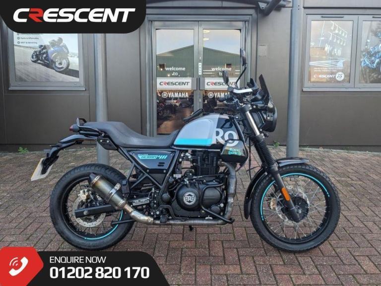 ROYAL ENFIELD SCRAM 411 2022 - 4 SERVICE STAMPS - NEW FRONT TYRE - GREAT EXTRAS