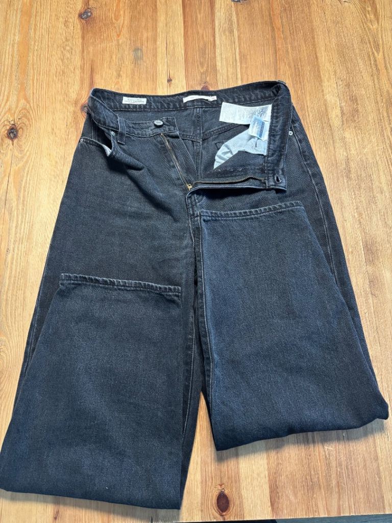 Levi's Washed Black Denim Jeans - Good Condition