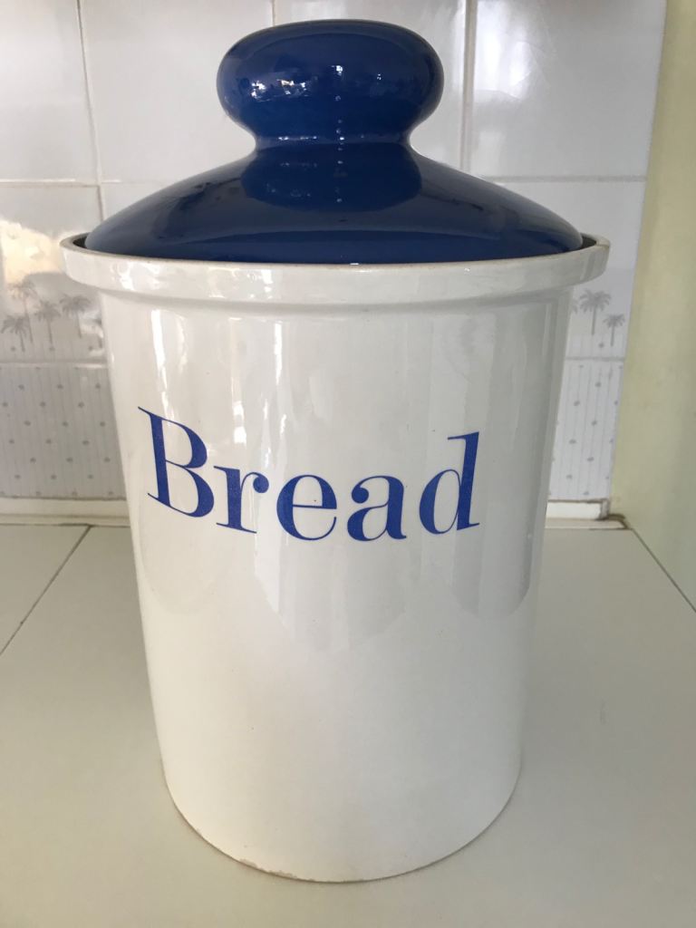 Vintage Ceramic Bread Crock