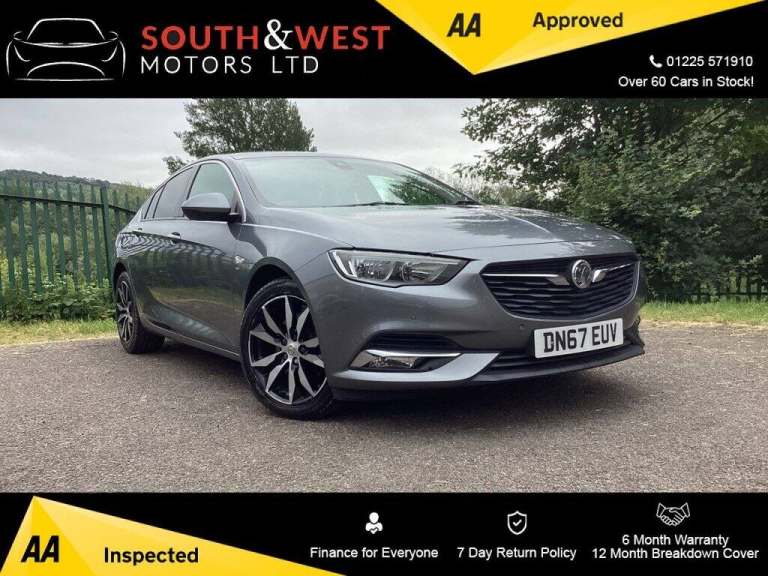 2017 Vauxhall Insignia 2.0 Turbo D BlueInjection SRi Nav Grand Sport 5dr Diesel Manual Euro 6 (s/...