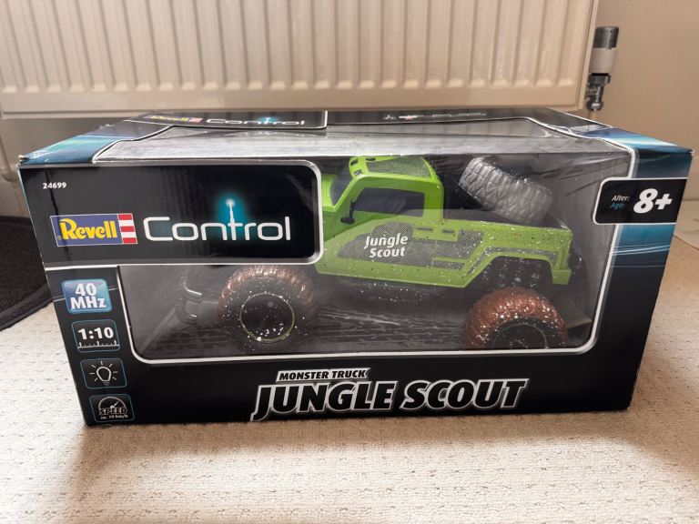 Radio controlled monster truck as new