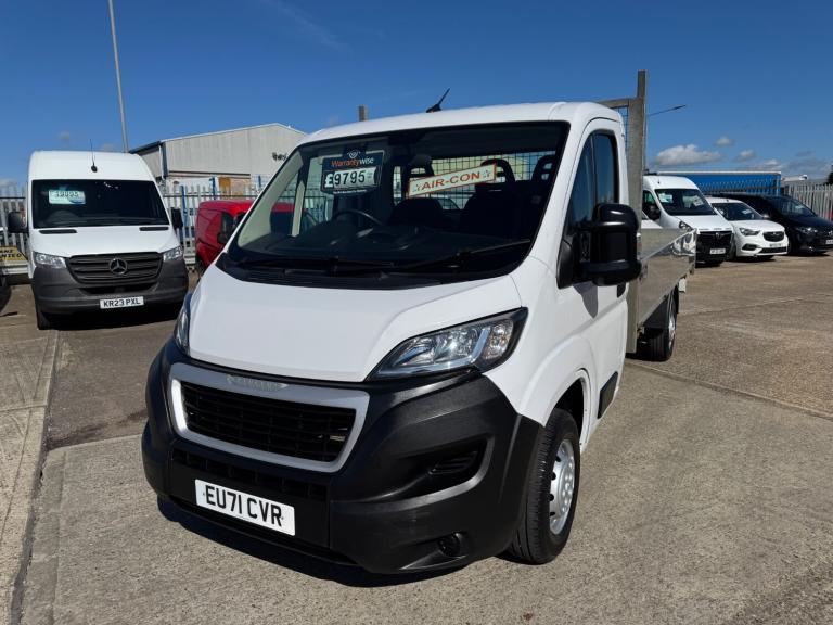 2022 PEUGEOT BOXER 335 2.2 BlueHDi 140ps L3 LWB 14ft ALLOY DROPSIDE PICKUP TRUCK