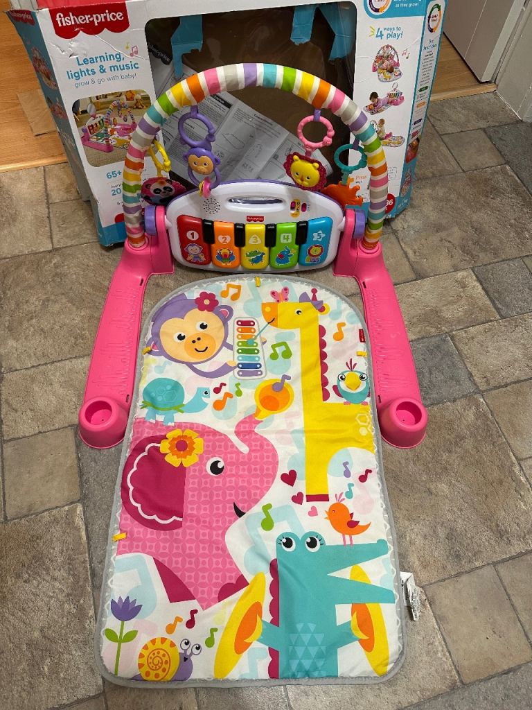 Fisher-Price Deluxe Kick & Play Piano Gym baby activity mat