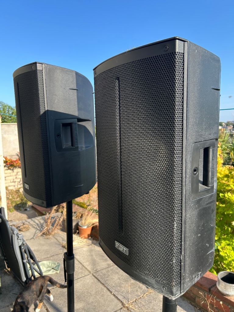 Pair of FBT X-LITE 112A Active Speakers – Good Condition