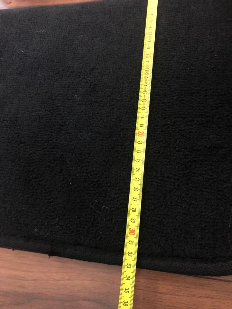 Set of 4 Black Carpeted Car Mats