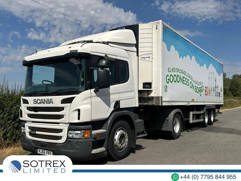 Scania P360 4 X 2 Tractor Unit with Montracon Tandem Fridge Trailer