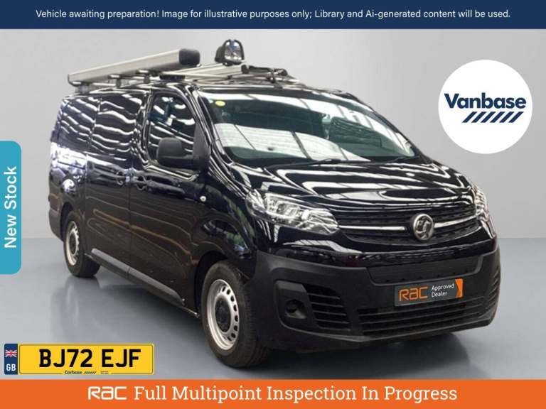 2022 Vauxhall Vivaro Electric 3100 75kWh Dynamic Panel Van 6dr Electric Auto L2 H1 (7.4kW Charger...