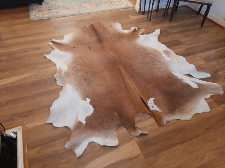 Genuine Cow hide rug £75