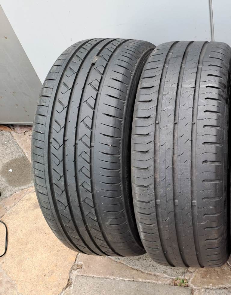 2 x 185 55 R15 Car Tyres, part worn, from £5 each, Continental Rapid