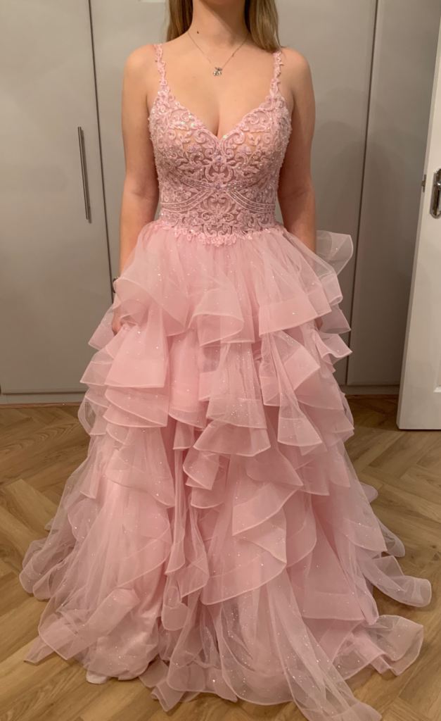 strapless open back dress Sherri Hill Navy prom dress at XO by Sophia's main image 0