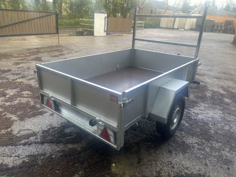 8x4 Galvanised Trailer Tipping 1400kgs payload Brand NEW Chassis Car Hitch Lock 