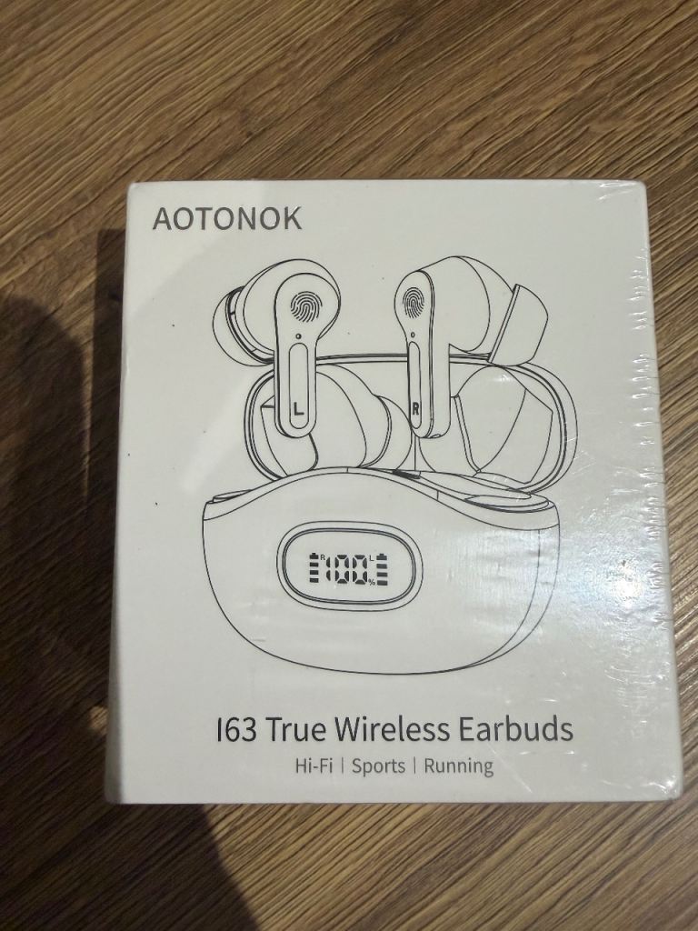 AOTONOK I63 True Wireless Earbuds Bluetooth Headphones Charging Case New