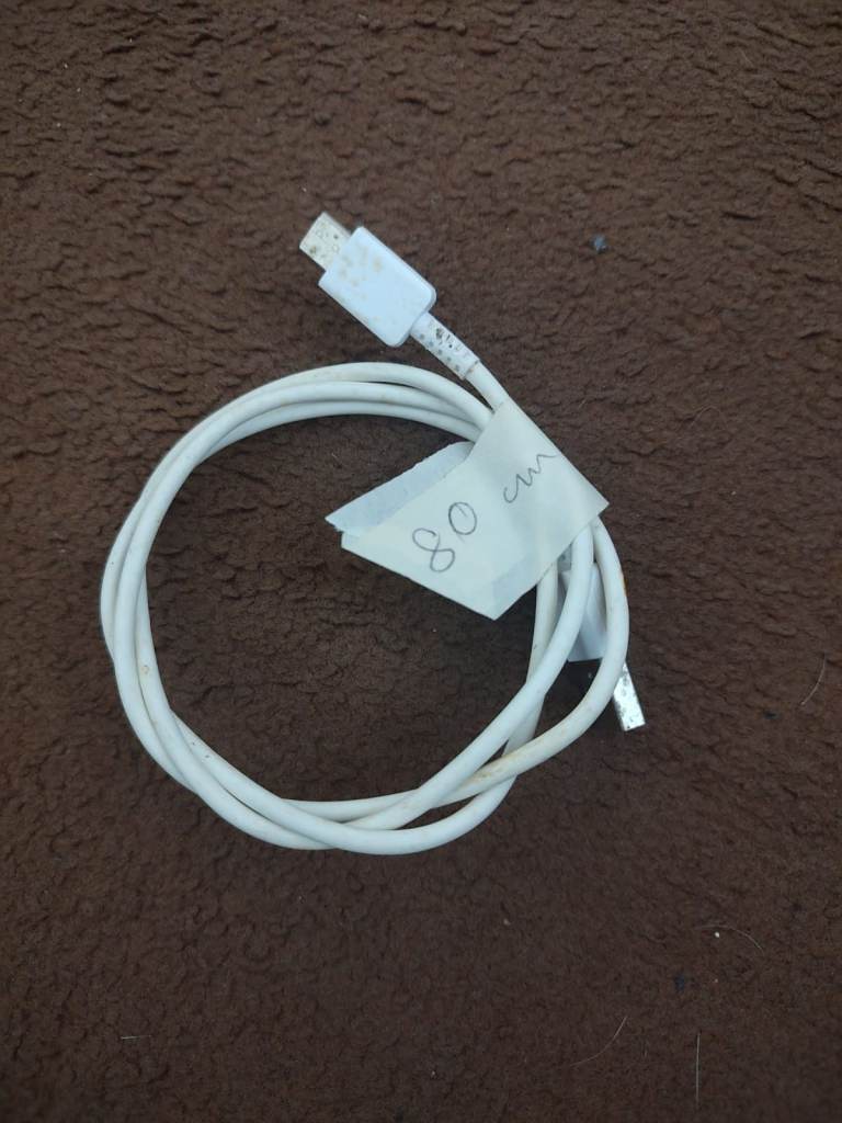 USB C Charging Cable - 80cm, White, Good Condition