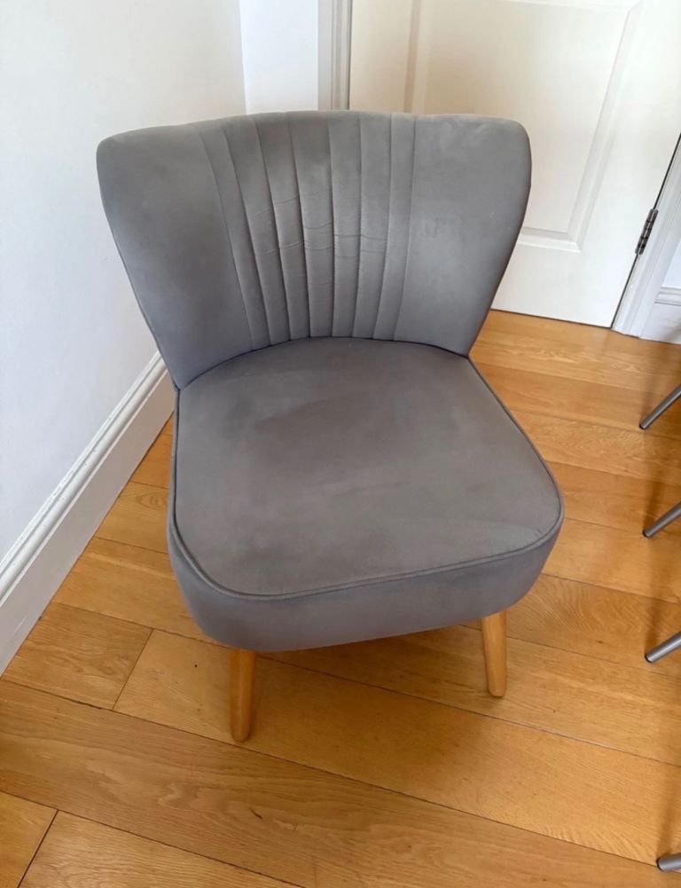 Homebase Grey Armchair 