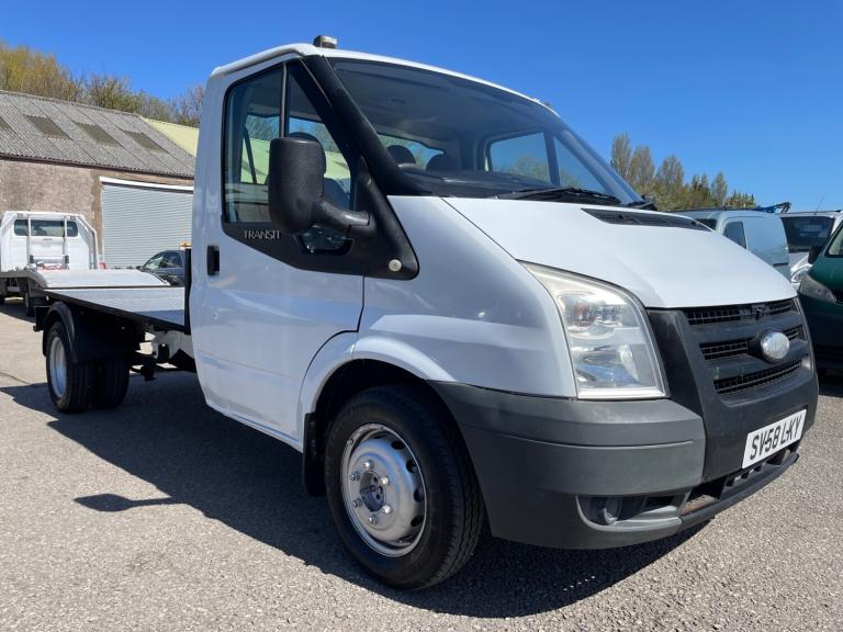 2008 FORD TRANSIT 2.4 TDCI TWIN REAR WHEEL FLATBED TRUCK - NO VAT - PX WELCOME