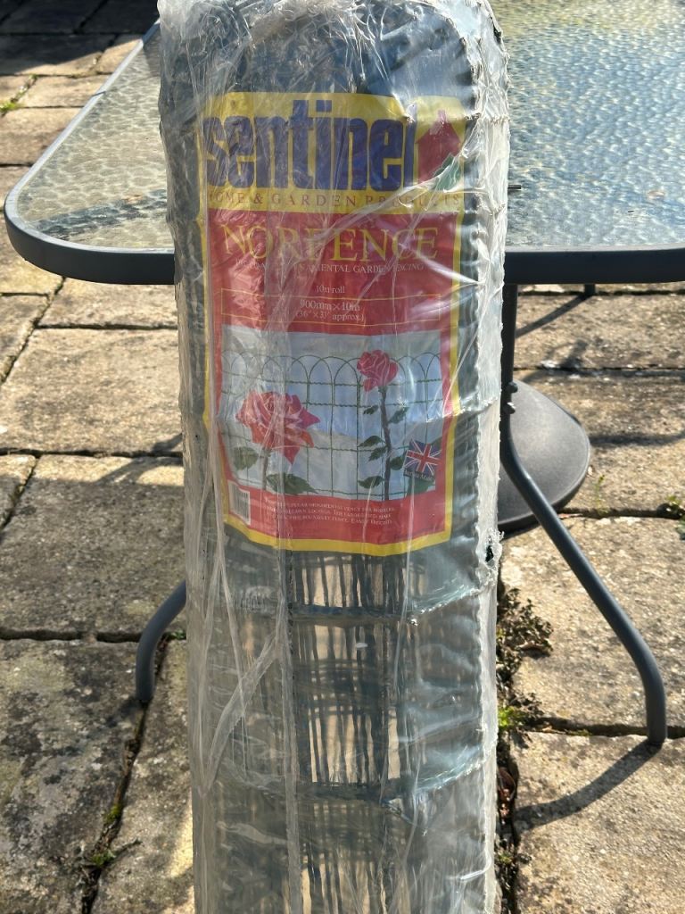 NORFENCE garden fence 10mtr x 900 UnUsed