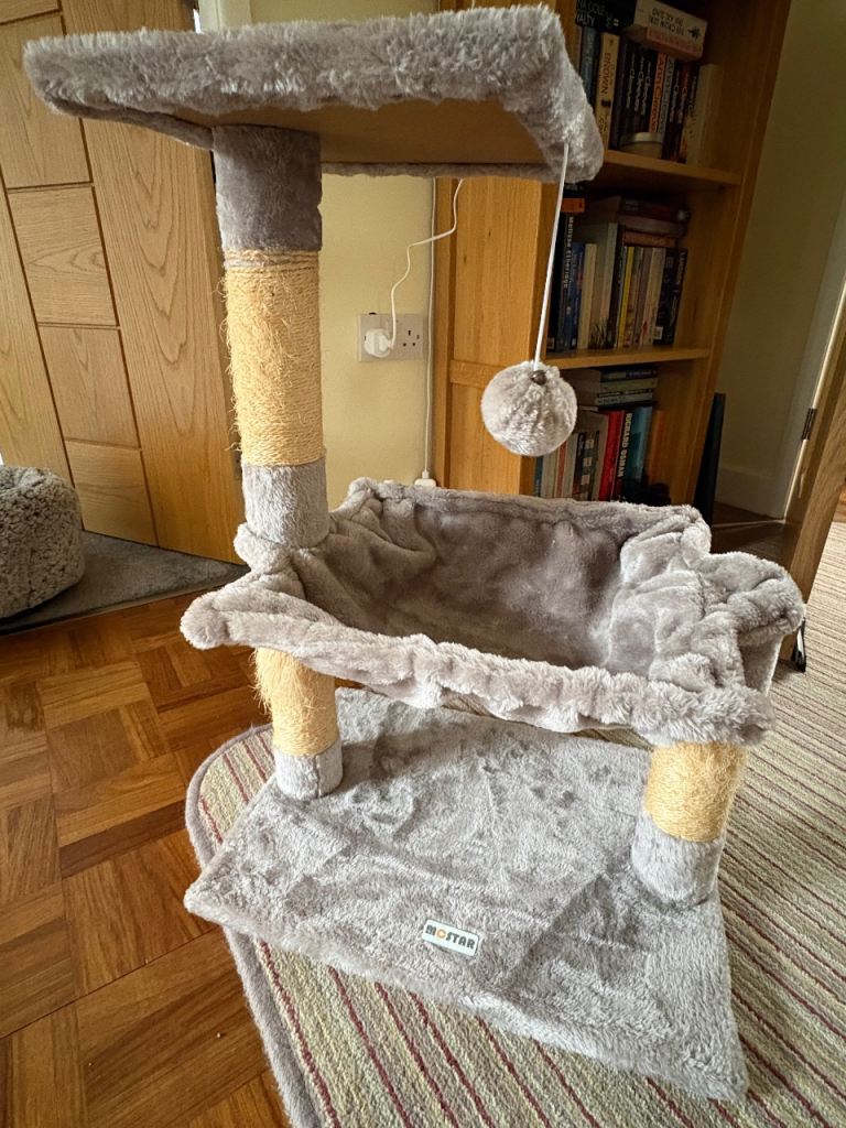 Cat Scratching Post with Bed