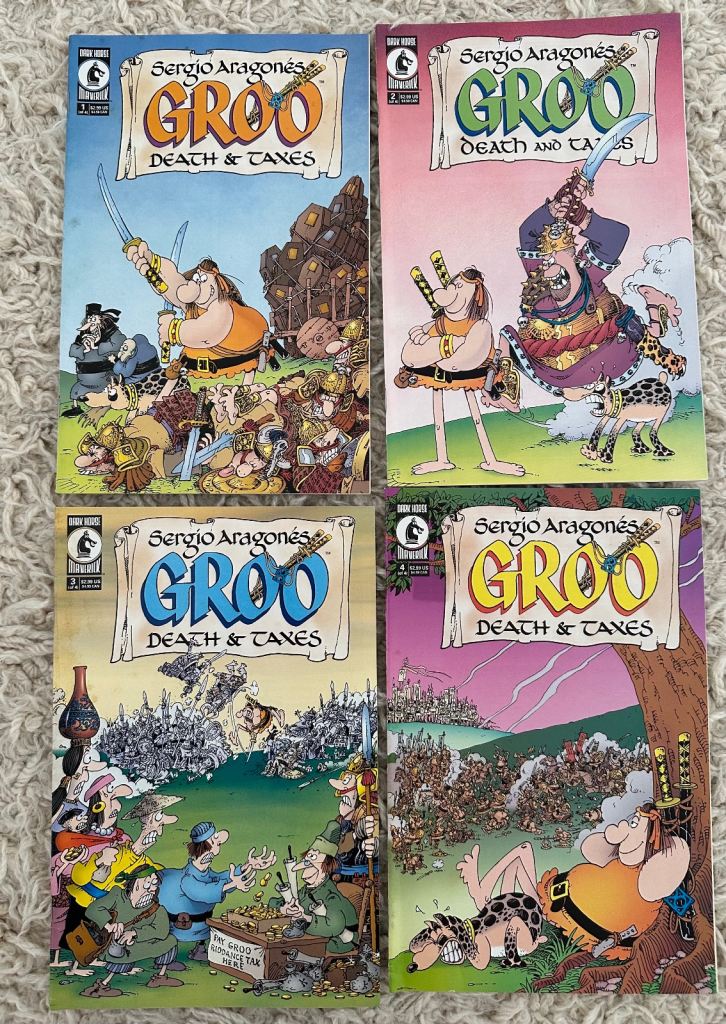 image for Groo Death & Taxes #1-4 by Dark Horse Comics 2001