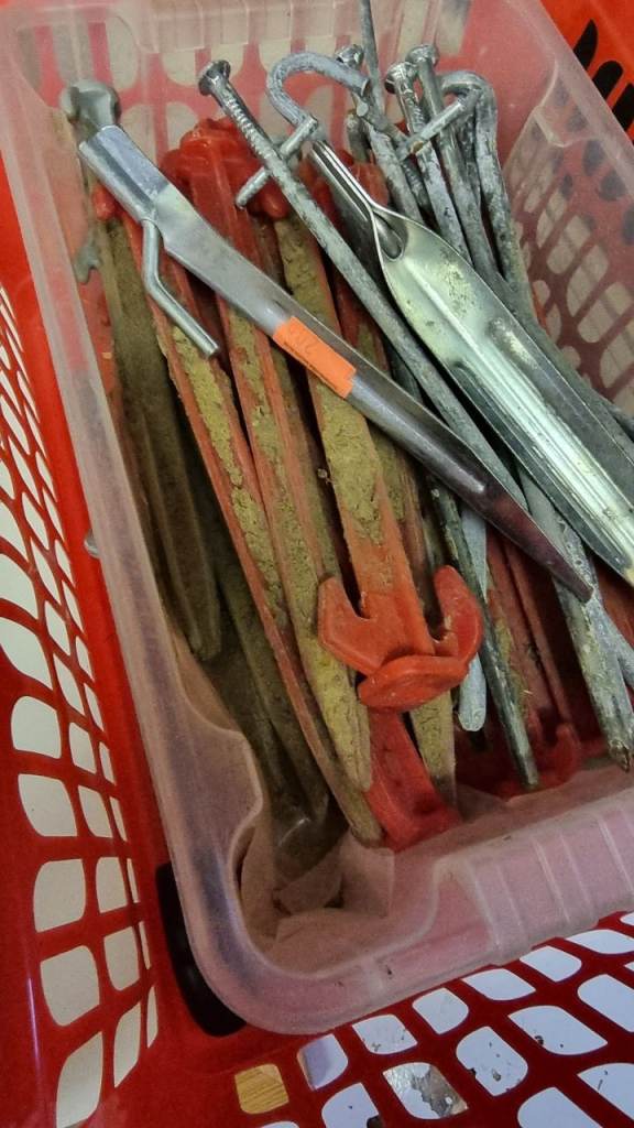 Camping pegs 