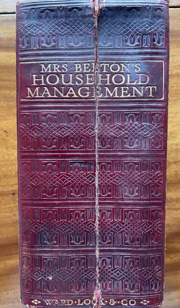 Mrs Beaton’s house management book