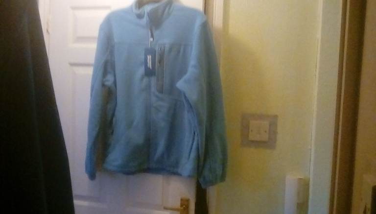 Brand New Light Blue Fleece Jacket – Still Tagged