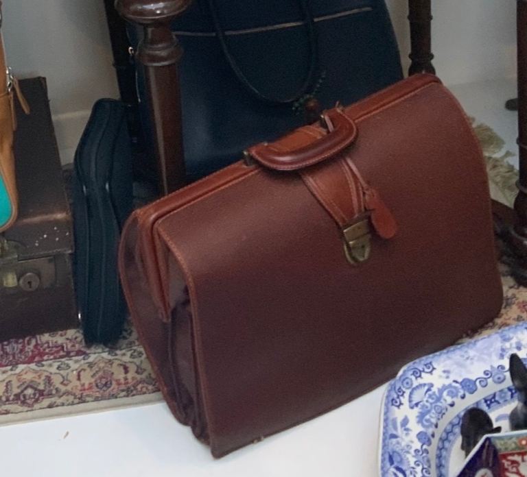 FRATELLI ROSSETTI GENT BROWN LEATHER BUSINESS/LAPTOP/DOCUMENT HAND BAG 