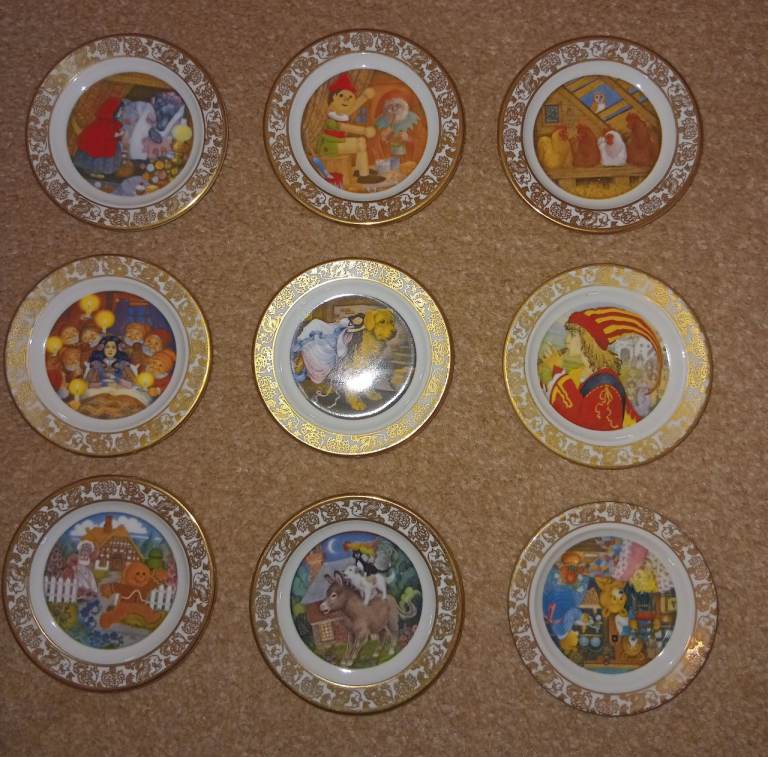 Best Loved Fairy Tales Porcelain Plates