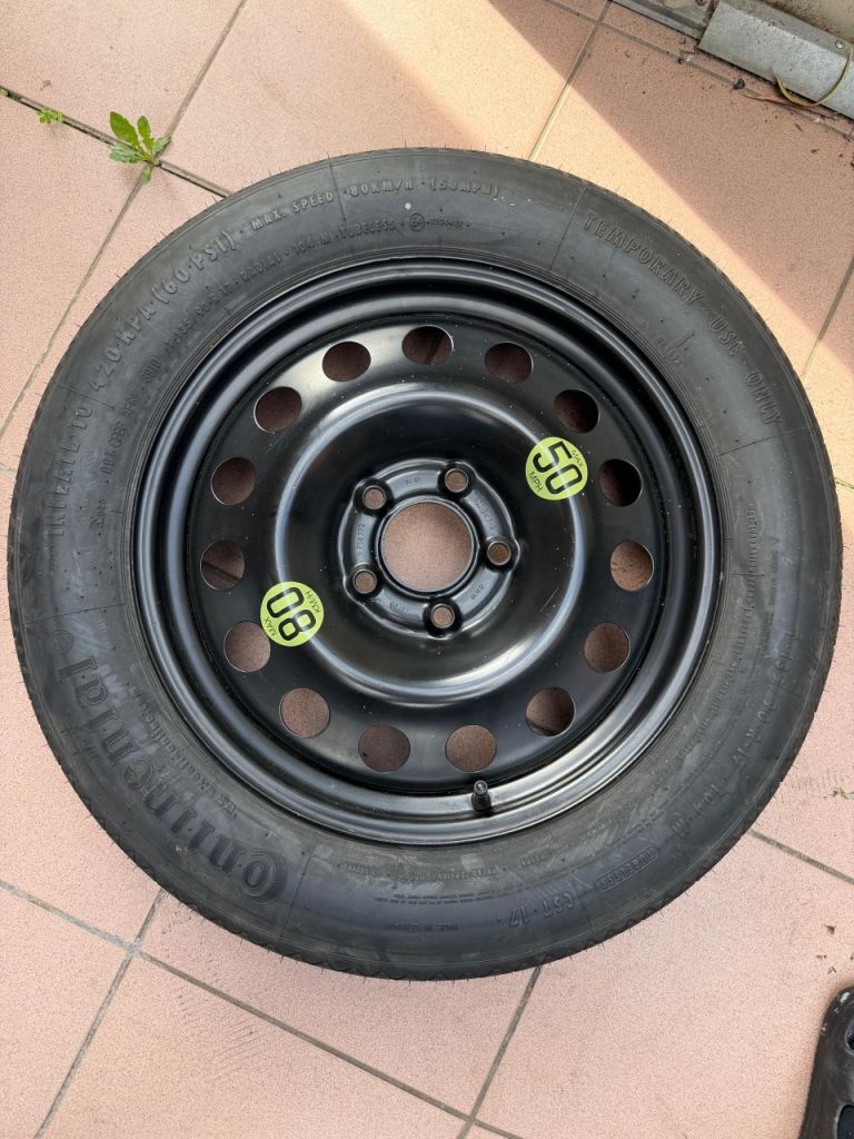 Brand new Continental space saver spare wheel and tyre