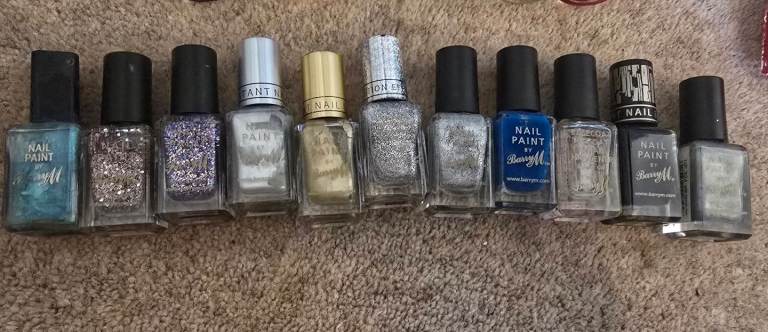 Mixed Barry M nail varnishes x11