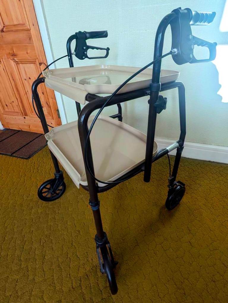 Walker Trolley / Kitchen Trolley with Brakes
