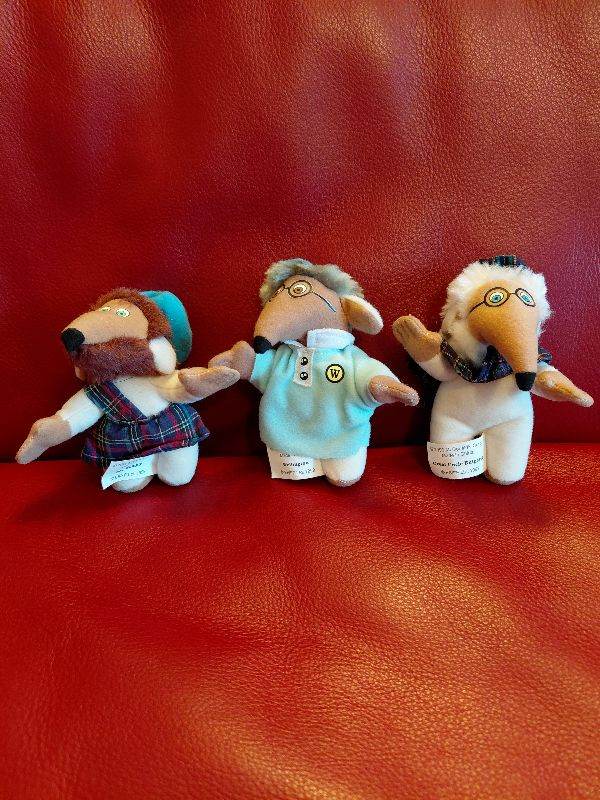 1999 Mcdonalds Wombles Happy Meal Toys Bundle Awomhle Wellington Uncle Bulgaria