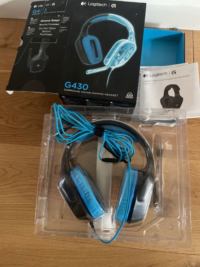 Logitech G430 surround sound gaming headset 