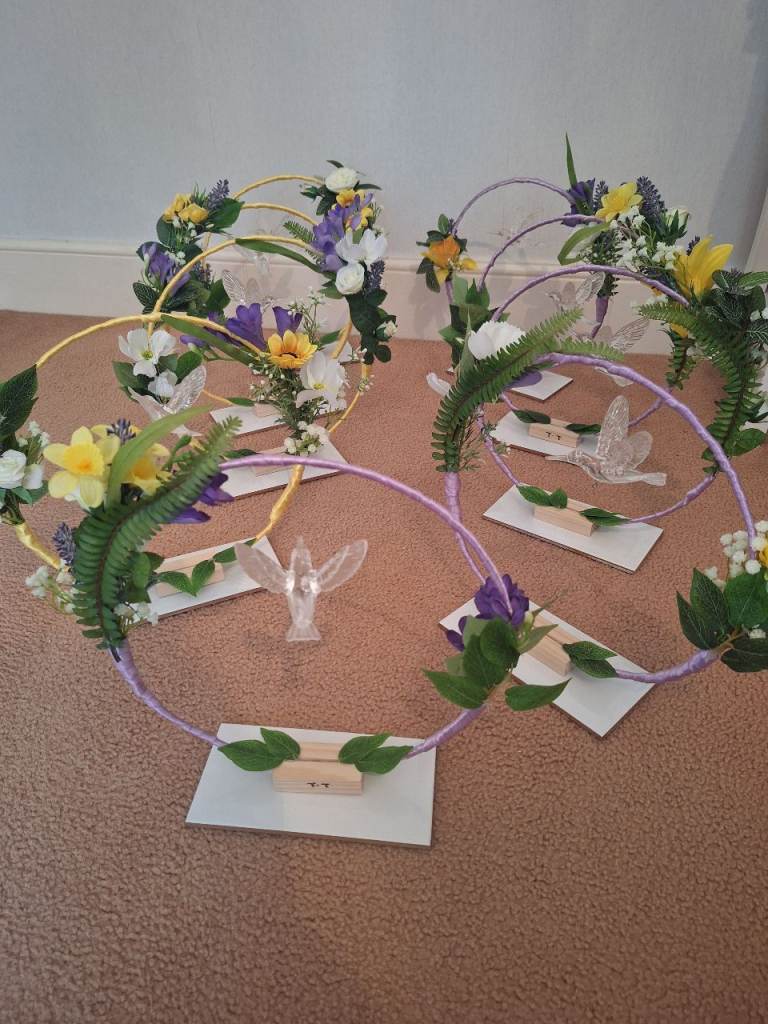 REDUCED...9 x Wedding Table Centrepieces