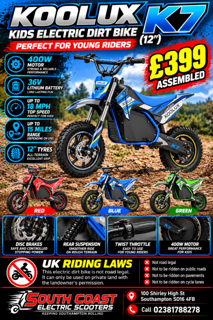 Electric dirt bikes 