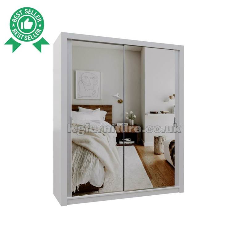 Modern Style Sliding Mirror Door wardrobes & Cupboards Stylish Space-saving Solution