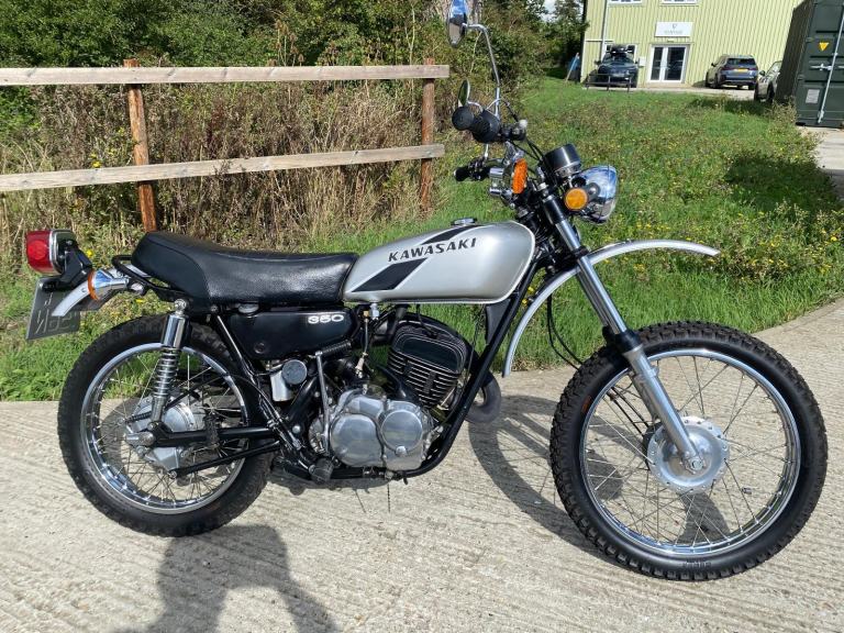 KAWASAKI 350 BIGHORN F9, 1975, CRACKING JAPANESE TWO STROKE, RARE TRIALS CLASSIC