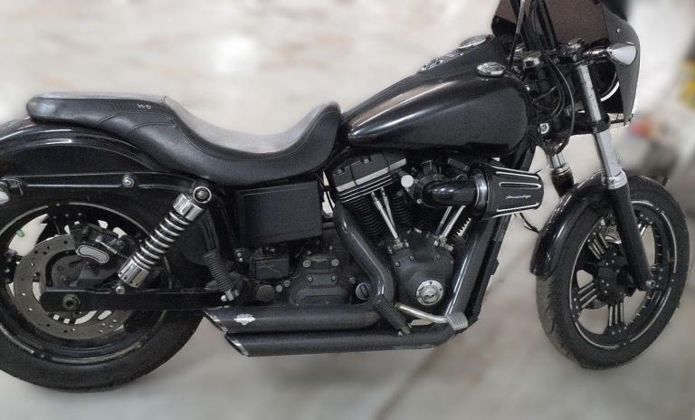 2015 15 Harley Davidson Dyna 1690 Fxdb Street Bob Custom Cruiser Petrol Manual 7