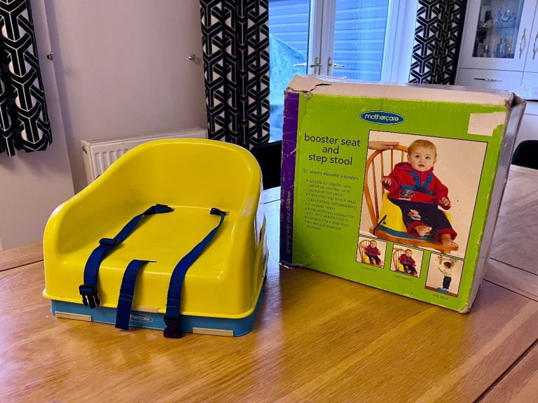 Toddler booster seat & step stool 