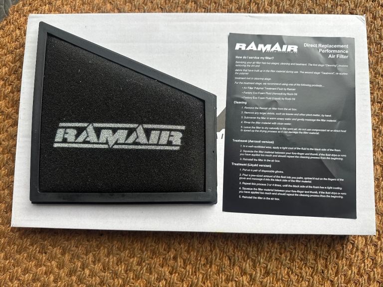 Ramair RPF-1722 Performance Foam Panel Air Filter (Fits smaller engined VW / Skoda / Seat cars)