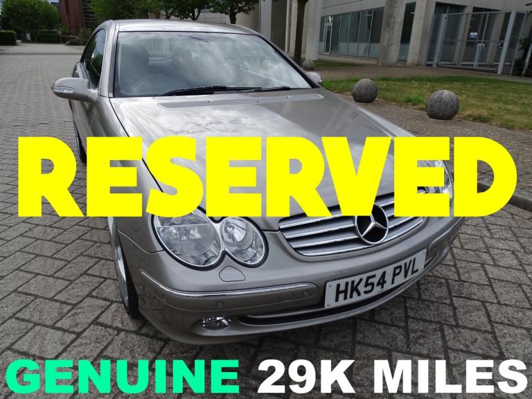 2004/54 MERCEDES-BENZ CLK 320 ELEGANCE AUTO ++ NOW RESERVED ++