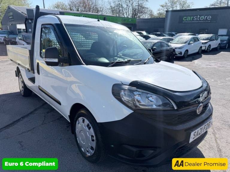 2021 Fiat Doblo White 1.6 MultiJetII Work Up Euro 6 Dropside, 43,000 miles, ULEZ compliant, Drops...