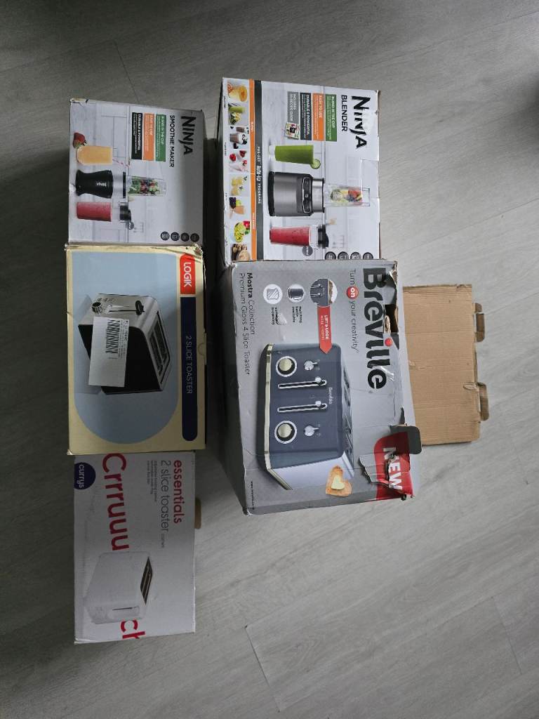 Blenders toasters used