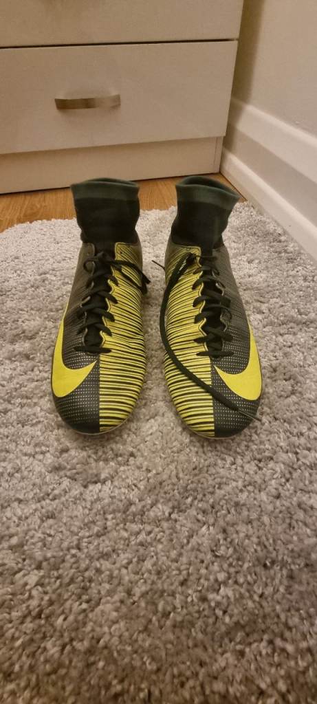 Nike Mercurial Victory VI Football Boots UK 7 Green Black